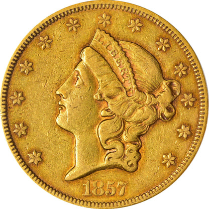 1857-O $20 VF35 OGH PCGS CAC - Paradime Coins | PCGS NGC CACG CAC Rare US Numismatic Coins For Sale