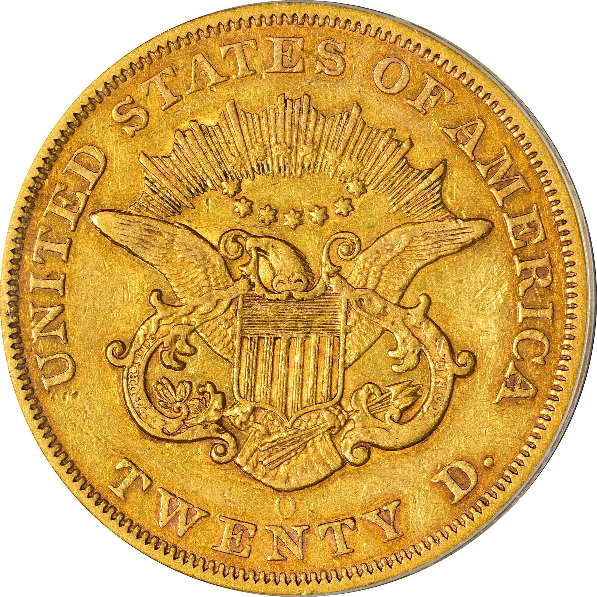 1857-O $20 VF35 OGH PCGS CAC - Paradime Coins | PCGS NGC CACG CAC Rare US Numismatic Coins For Sale