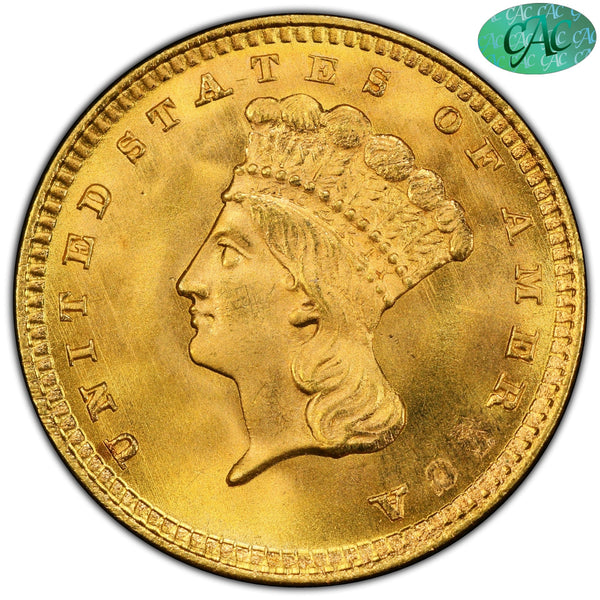1857 G$1 MS67 PCGS CAC - Paradime Coins | PCGS NGC CACG CAC Rare US Numismatic Coins For Sale