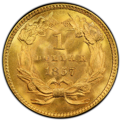 1857 G$1 MS67 PCGS CAC - Paradime Coins | PCGS NGC CACG CAC Rare US Numismatic Coins For Sale