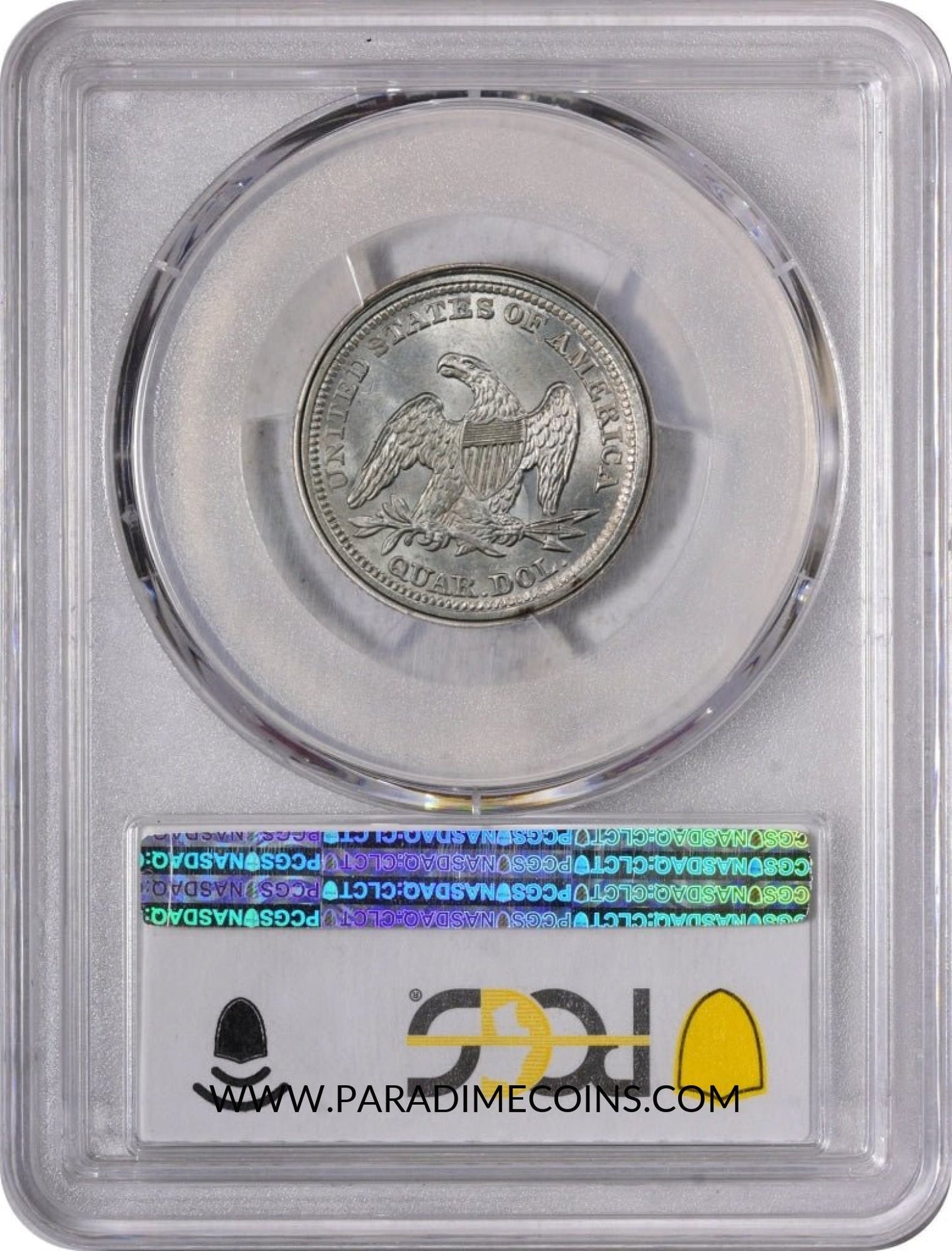 1858 25C MS64 PCGS CAC - Paradime Coins | PCGS NGC CACG CAC Rare US Numismatic Coins For Sale