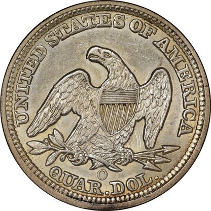 1858-O 25C AU58 NGC - Paradime Coins | PCGS NGC CACG CAC Rare US Numismatic Coins For Sale