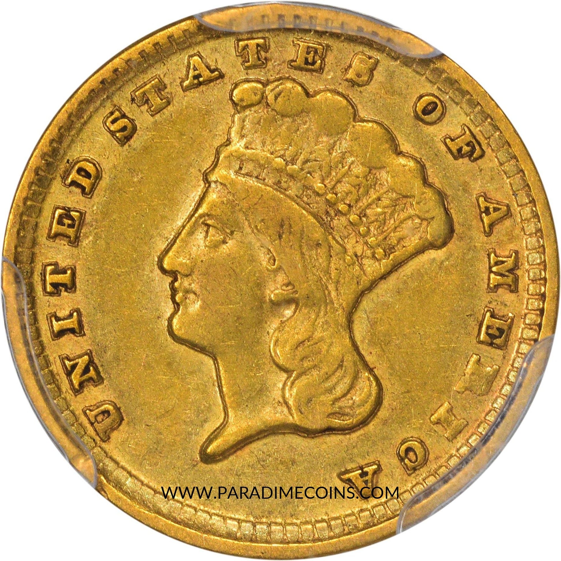 1858-D G$1 XF45 PCGS CAC - Paradime Coins | PCGS NGC CACG CAC Rare US Numismatic Coins For Sale