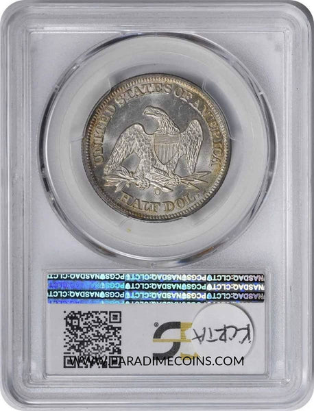 1858-O 50C MS63 PCGS CAC - Paradime Coins | PCGS NGC CACG CAC Rare US Numismatic Coins For Sale