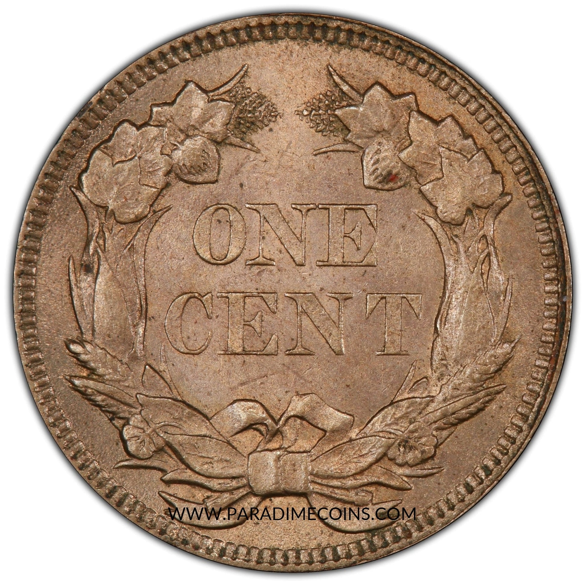 1858/7 1C MS63 PCGS CAC EEPS - Paradime Coins | PCGS NGC CACG CAC Rare US Numismatic Coins For Sale