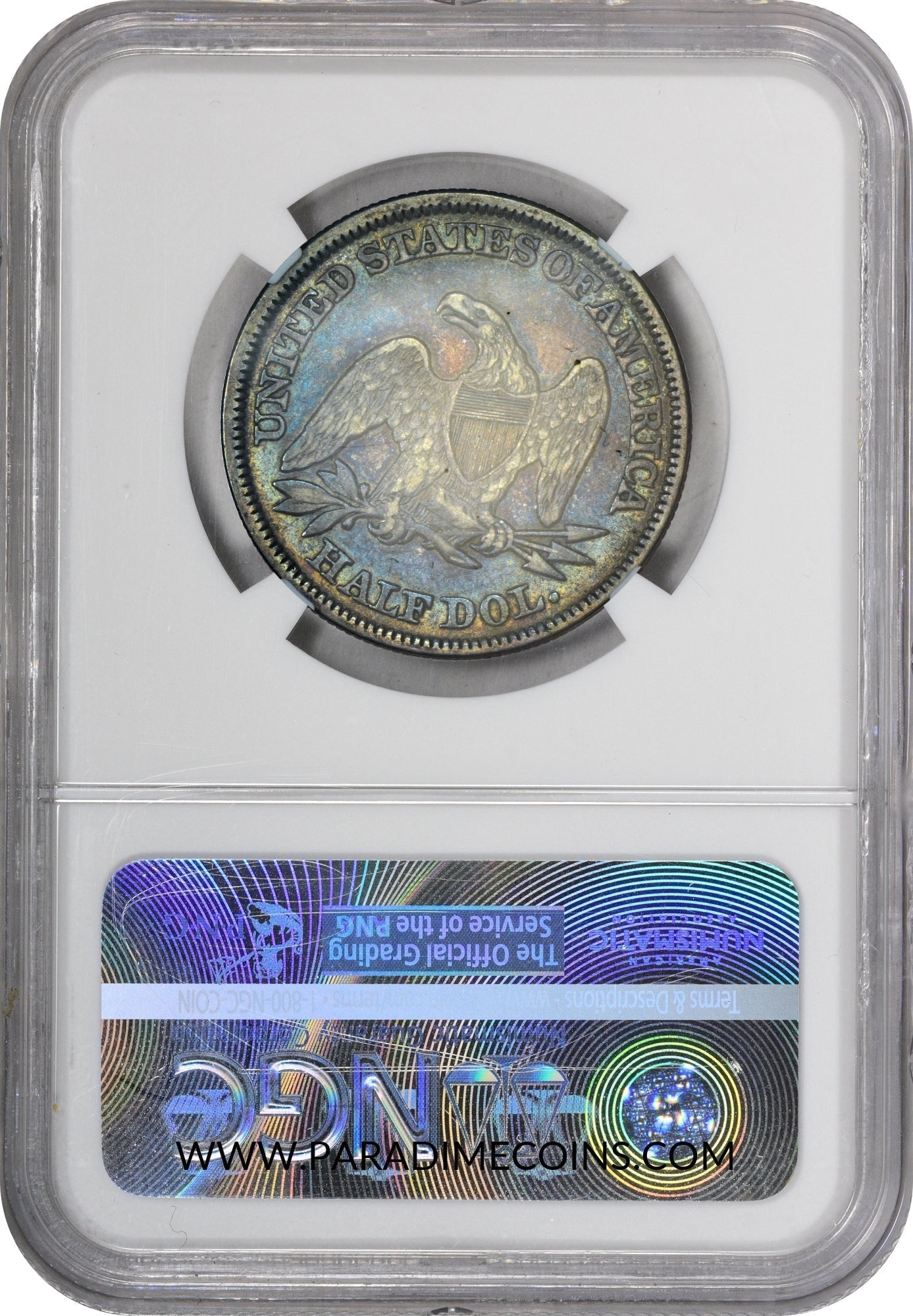 1858 50C VF35 NGC - Paradime Coins | PCGS NGC CACG CAC Rare US Numismatic Coins For Sale