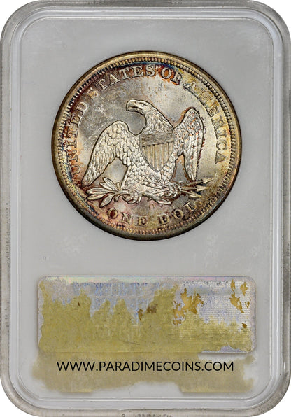 1859-O $1 MS60 OH NGC GOLD CAC - Paradime Coins | PCGS NGC CACG CAC Rare US Numismatic Coins For Sale