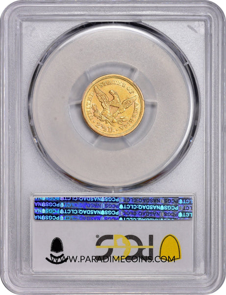 1860 $2.5 AU55 OLD REV. PCGS CAC - Paradime Coins US Coins For Sale