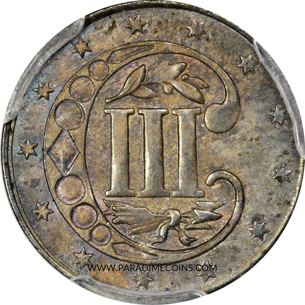 1860 3CS MS65 PCGS CAC - Paradime Coins | PCGS NGC CACG CAC Rare US Numismatic Coins For Sale