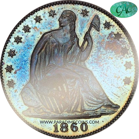 1860 50C PR64 PCGS CAC - Paradime Coins | PCGS NGC CACG CAC Rare US Numismatic Coins For Sale