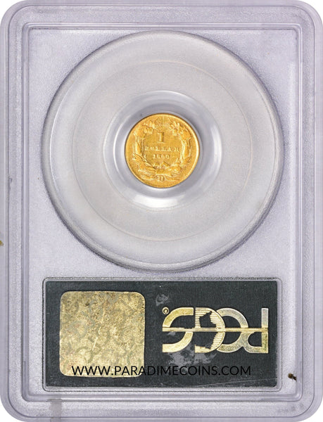 1860-D G$1 XF40 OGH PCGS GOLD CAC - Paradime Coins | PCGS NGC CACG CAC Rare US Numismatic Coins For Sale