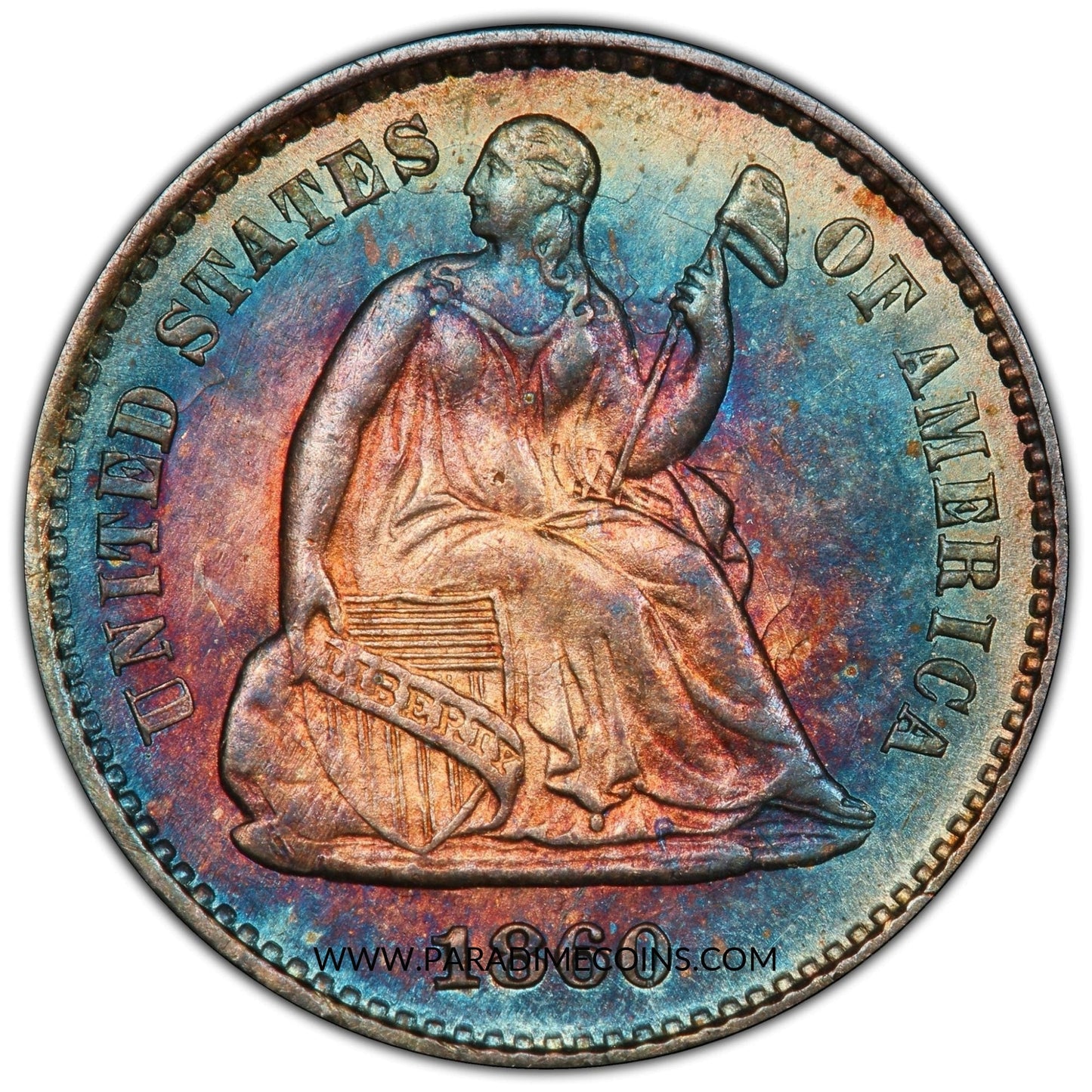 1860 H10C MS64 PCGS - Paradime Coins | PCGS NGC CACG CAC Rare US Numismatic Coins For Sale