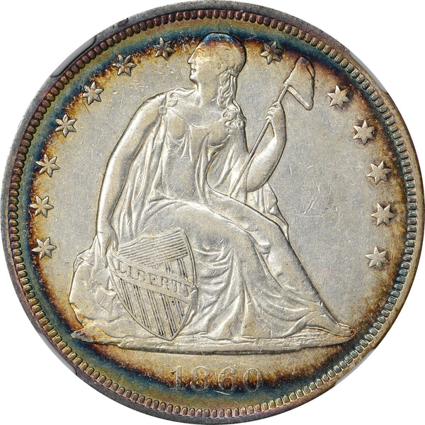1860-O $1 AU55 NGC - Paradime Coins | PCGS NGC CACG CAC Rare US Numismatic Coins For Sale