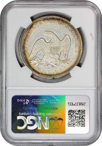 1860-O $1 AU55 NGC - Paradime Coins | PCGS NGC CACG CAC Rare US Numismatic Coins For Sale