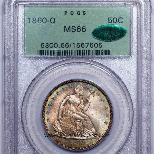 1860-O 50C MS66 OGH PCGS CAC - Paradime Coins | PCGS NGC CACG CAC Rare US Numismatic Coins For Sale
