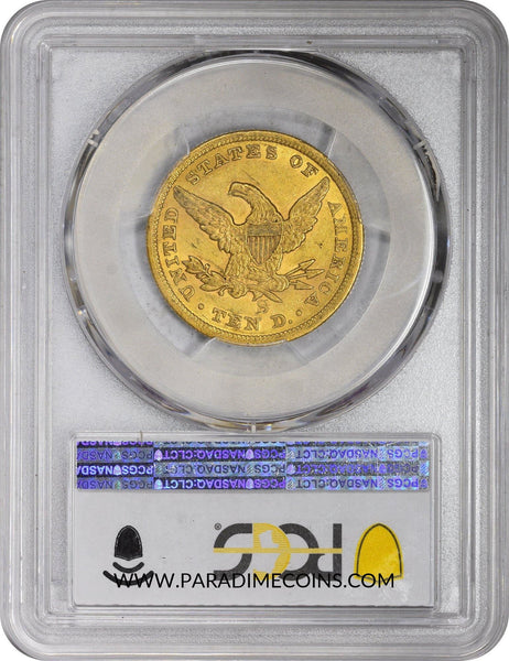 1860-S $10 AU58+ PCGS - Paradime Coins | PCGS NGC CACG CAC Rare US Numismatic Coins For Sale