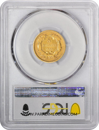 1860-S $3 F12 PCGS CAC - Paradime Coins | PCGS NGC CACG CAC Rare US Numismatic Coins For Sale