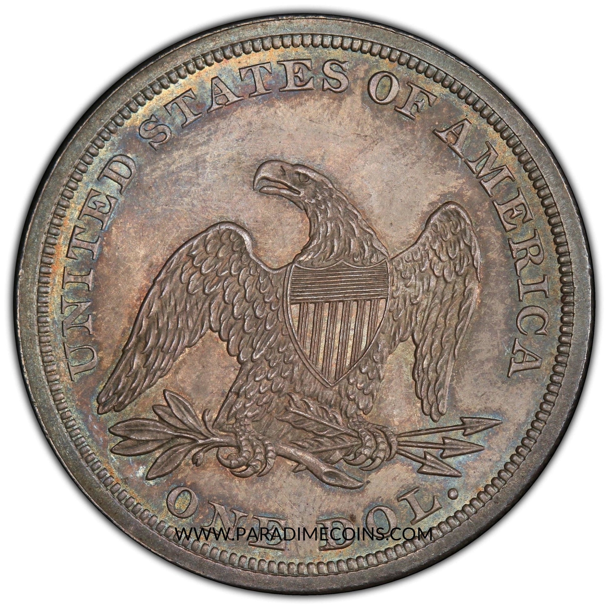 1860 S$1 MS64+ PCGS CAC - Paradime Coins | PCGS NGC CACG CAC Rare US Numismatic Coins For Sale