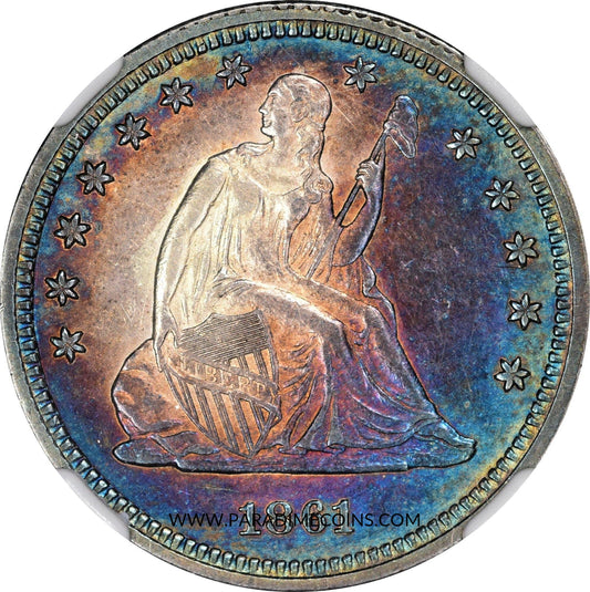 1861 25C AU58 NGC - Paradime Coins | PCGS NGC CACG CAC Rare US Numismatic Coins For Sale