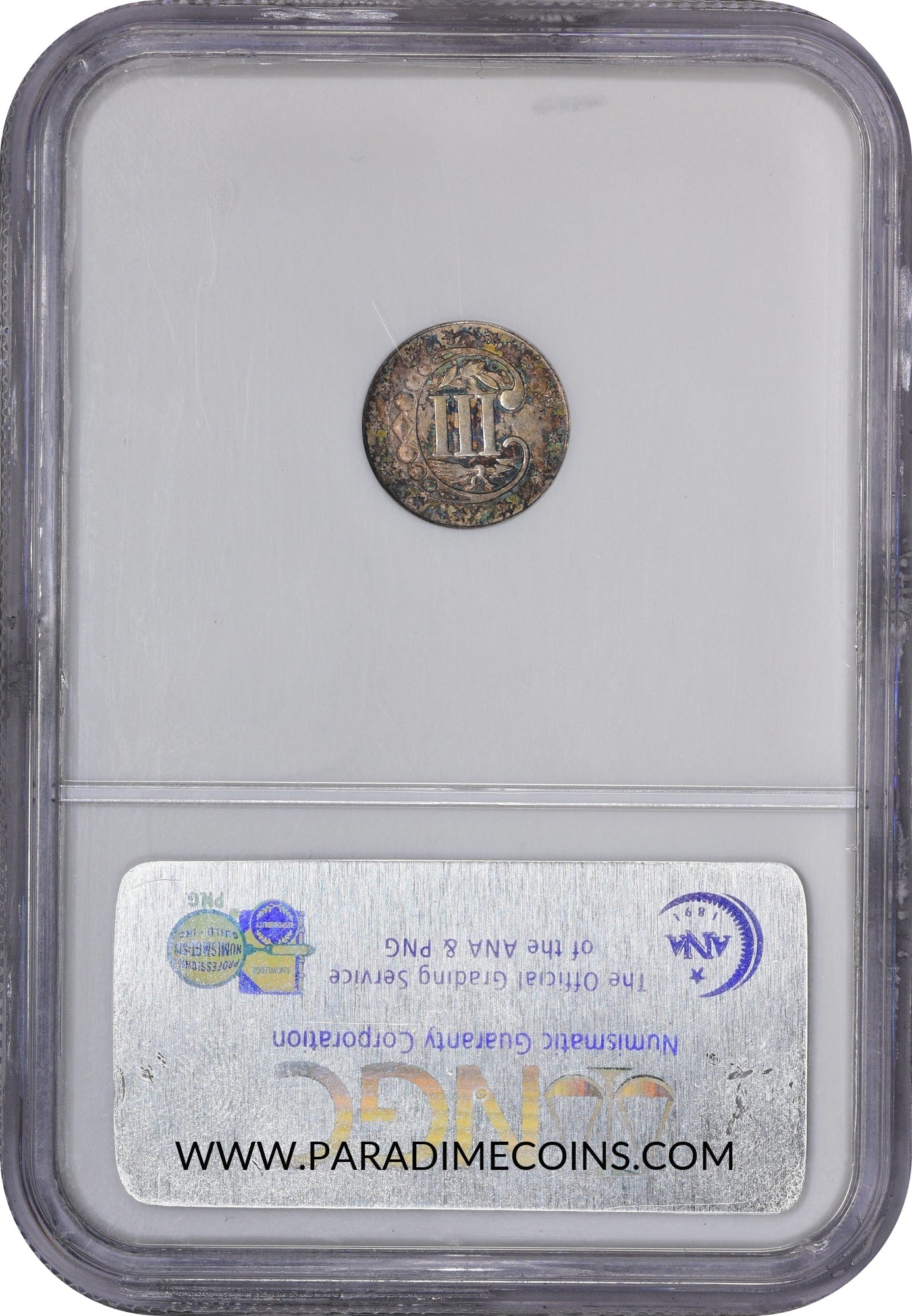 1861 3CS MS64 NGC - Paradime Coins | PCGS NGC CACG CAC Rare US Numismatic Coins For Sale