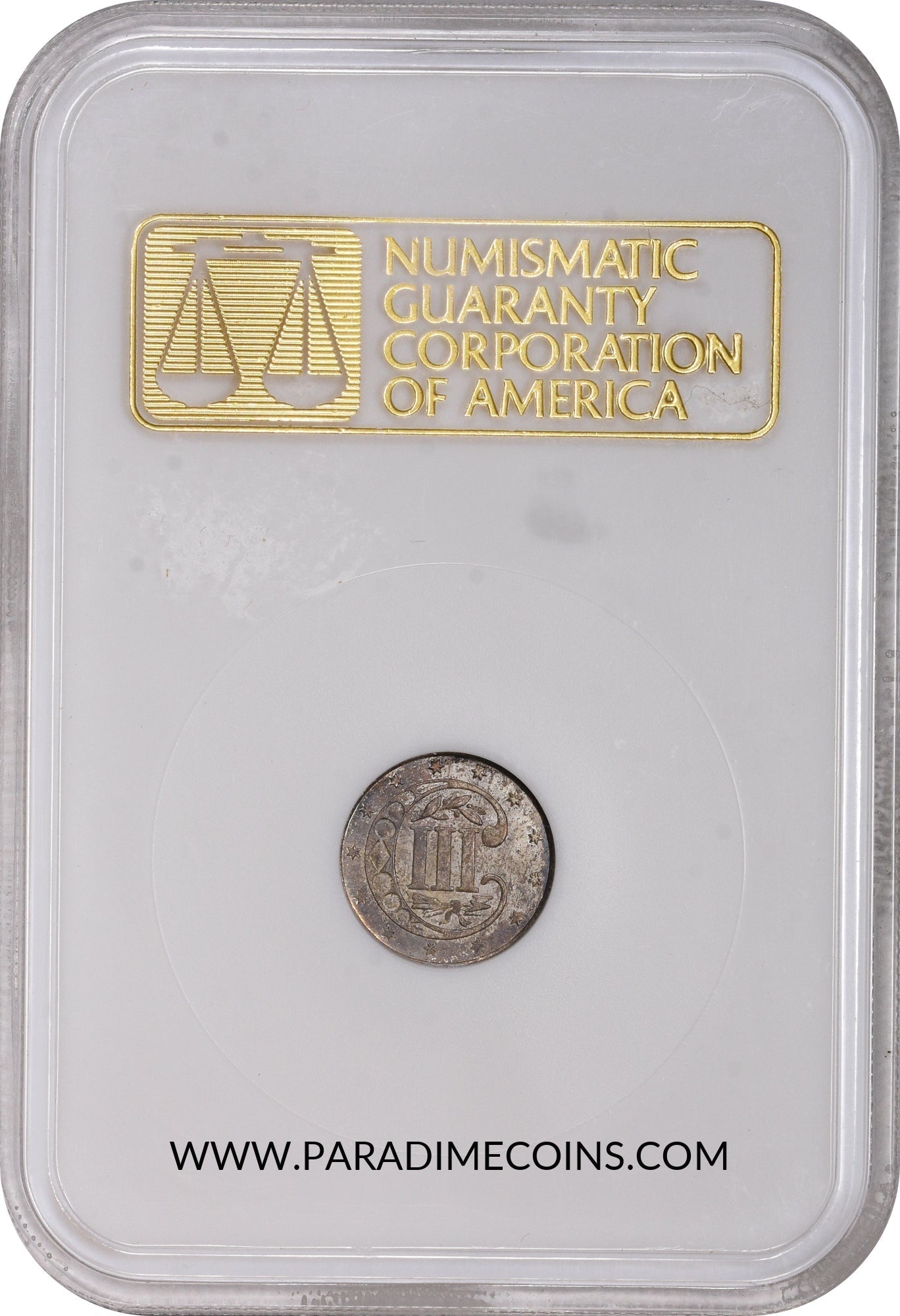 1861 3CS MS66 OH NGC CAC - Paradime Coins | PCGS NGC CACG CAC Rare US Numismatic Coins For Sale