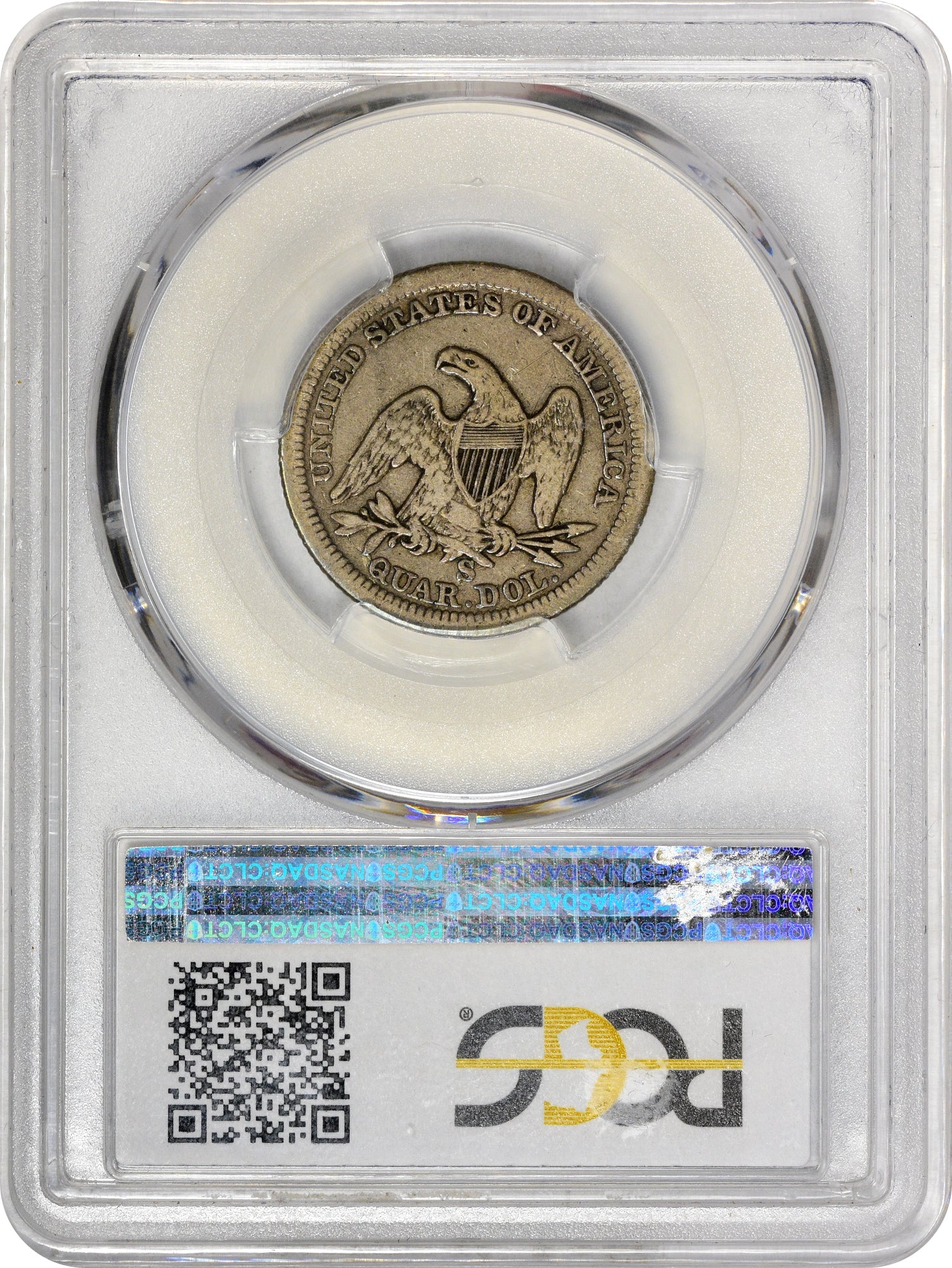 1861-S 25C VF20 PCGS CAC - Paradime Coins | PCGS NGC CACG CAC Rare US Numismatic Coins For Sale