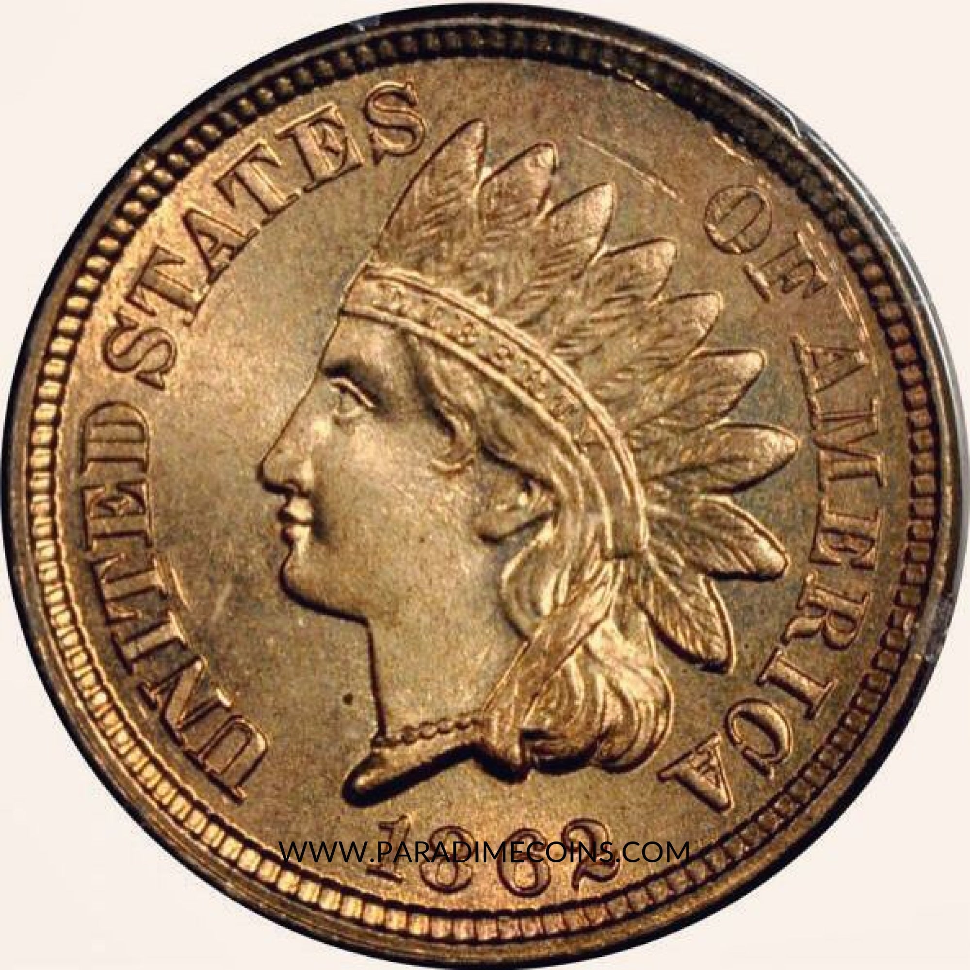 1862 1C MS65 PCGS - Paradime Coins | PCGS NGC CACG CAC Rare US Numismatic Coins For Sale