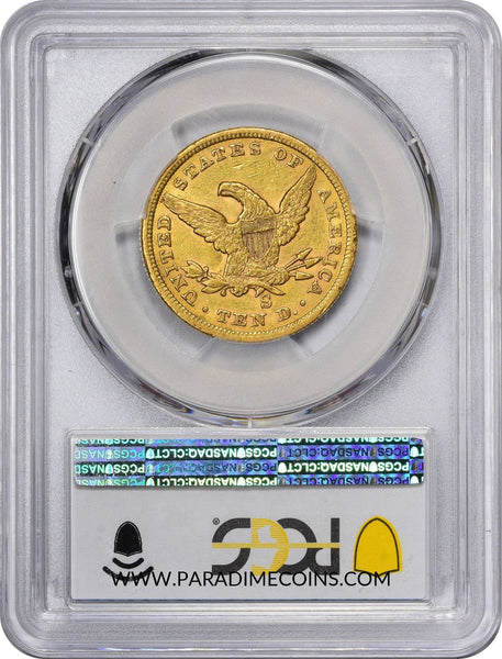 1862-S $10 AU53 PCGS CAC - Paradime Coins | PCGS NGC CACG CAC Rare US Numismatic Coins For Sale