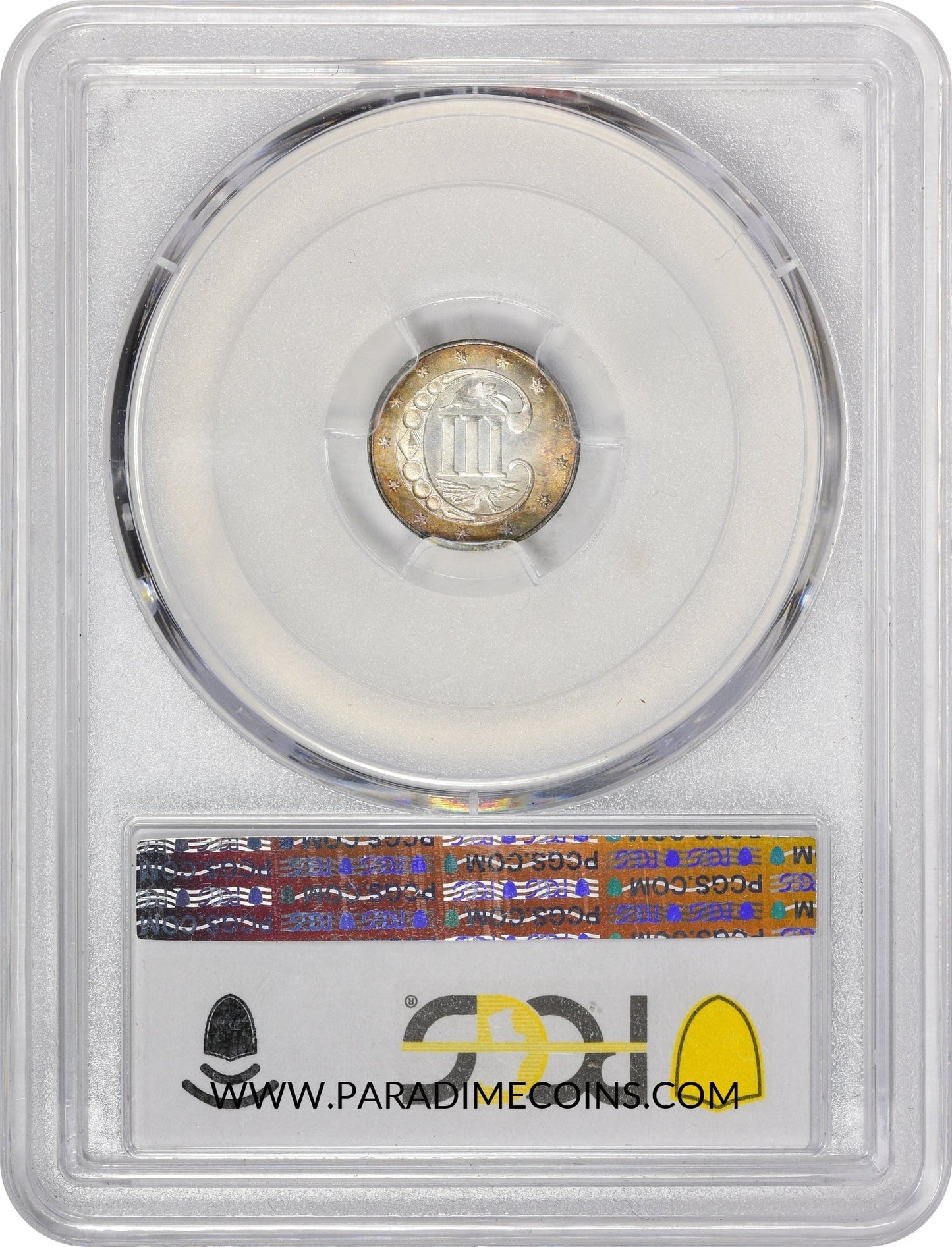 1862/1 3CS MS66 PCGS - Paradime Coins | PCGS NGC CACG CAC Rare US Numismatic Coins For Sale