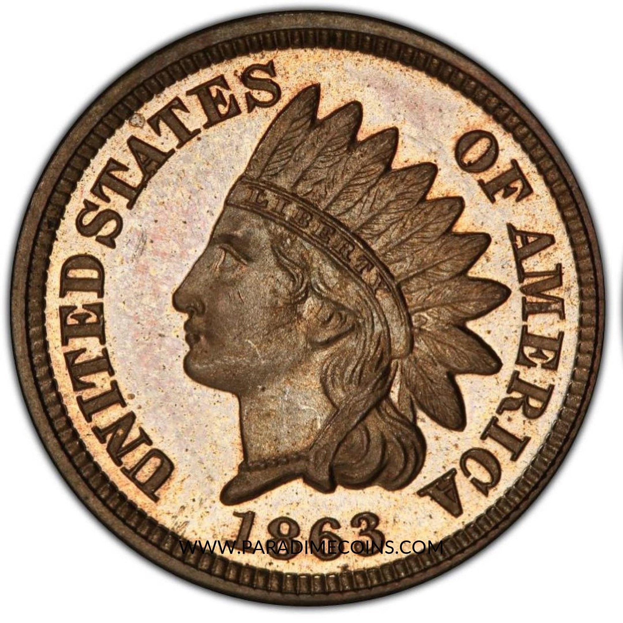 1863 1C PR66 PCGS - Paradime Coins | PCGS NGC CACG CAC Rare US Numismatic Coins For Sale