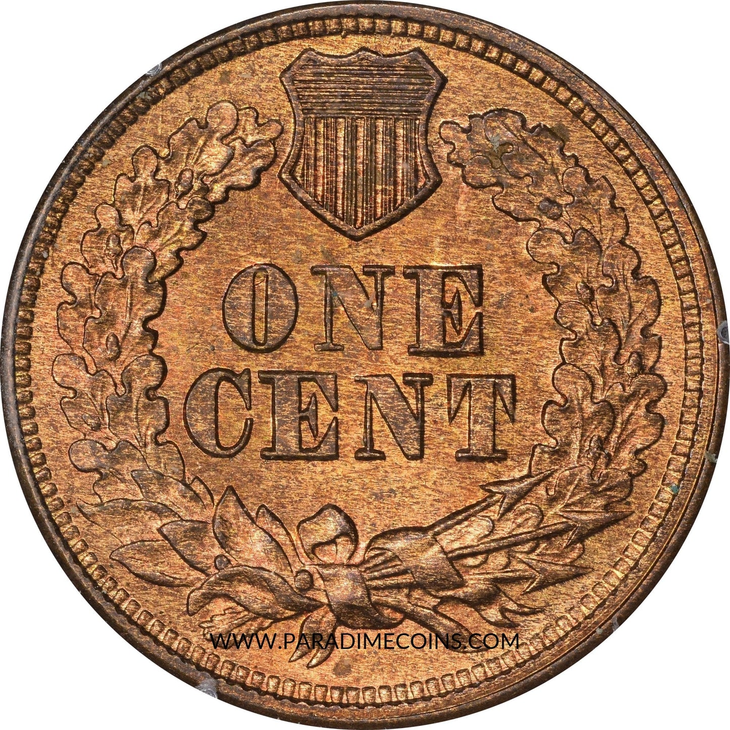 1864-L 1C MS65 RB PCGS CAC EEPS RATTLER - Paradime Coins | PCGS NGC CACG CAC Rare US Numismatic Coins For Sale