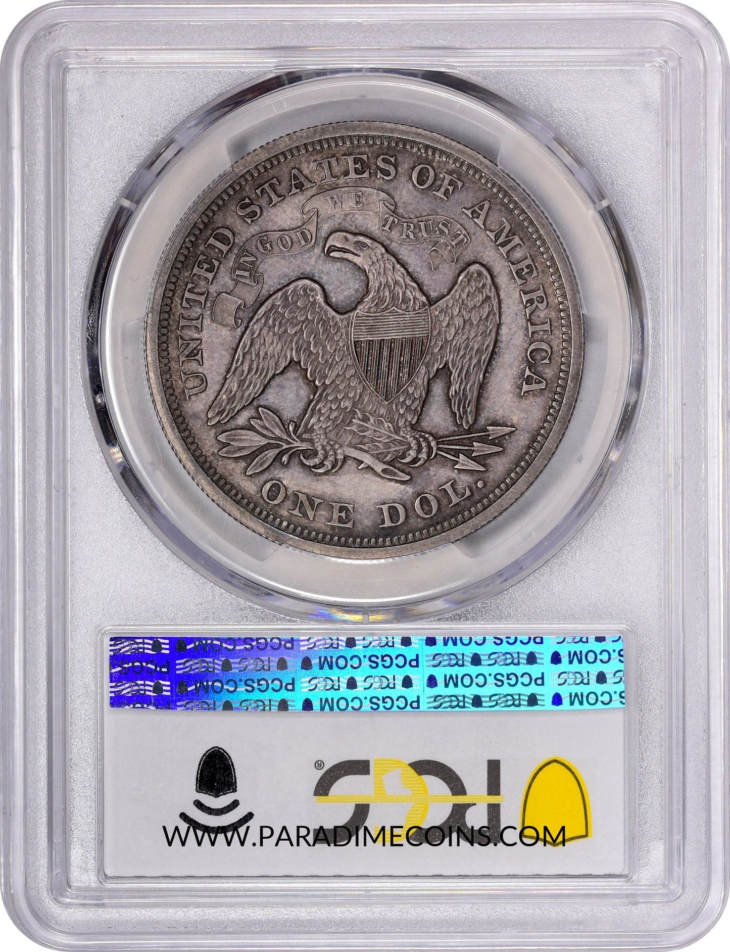 1866 $1 MOTTO PR64 PCGS CAC - Paradime Coins | PCGS NGC CACG CAC Rare US Numismatic Coins For Sale