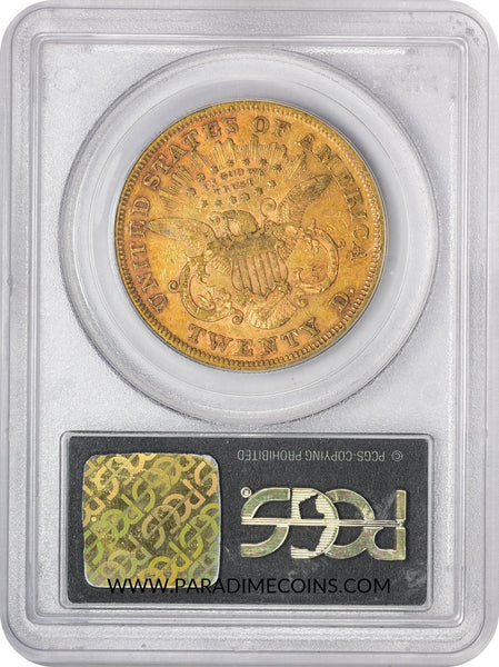 1866 $20 MOTTO XF40 OGH PCGS GOLD CAC - Paradime Coins | PCGS NGC CACG CAC Rare US Numismatic Coins For Sale