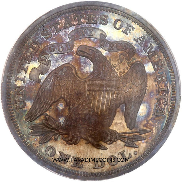 1867 $1 PR64+ PCGS CAC - Paradime Coins | PCGS NGC CACG CAC Rare US Numismatic Coins For Sale