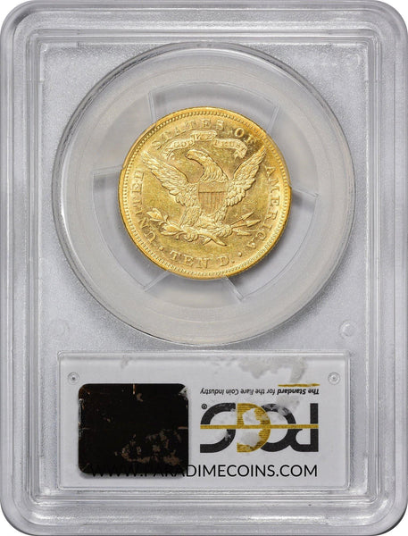1868 $10 AU58 PCGS CAC - Paradime Coins US Coins For Sale