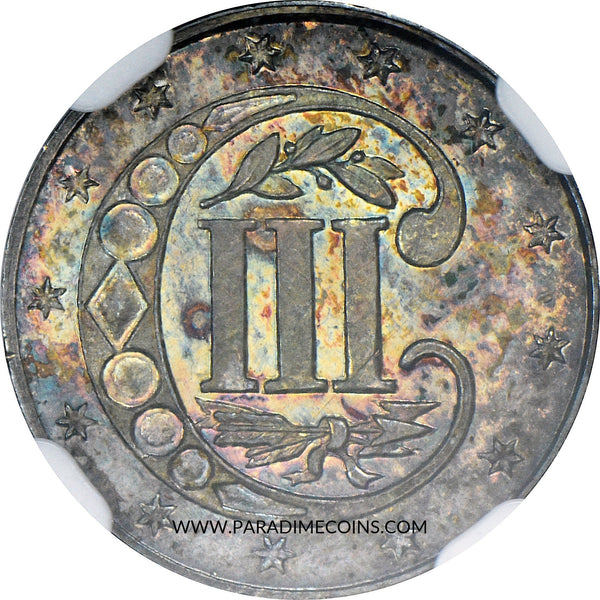1868 3CS PR63 NGC CAC - Paradime Coins | PCGS NGC CACG CAC Rare US Numismatic Coins For Sale