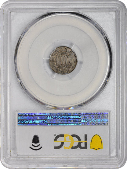 1868 3CS AU55 PCGS - Paradime Coins | PCGS NGC CACG CAC Rare US Numismatic Coins For Sale