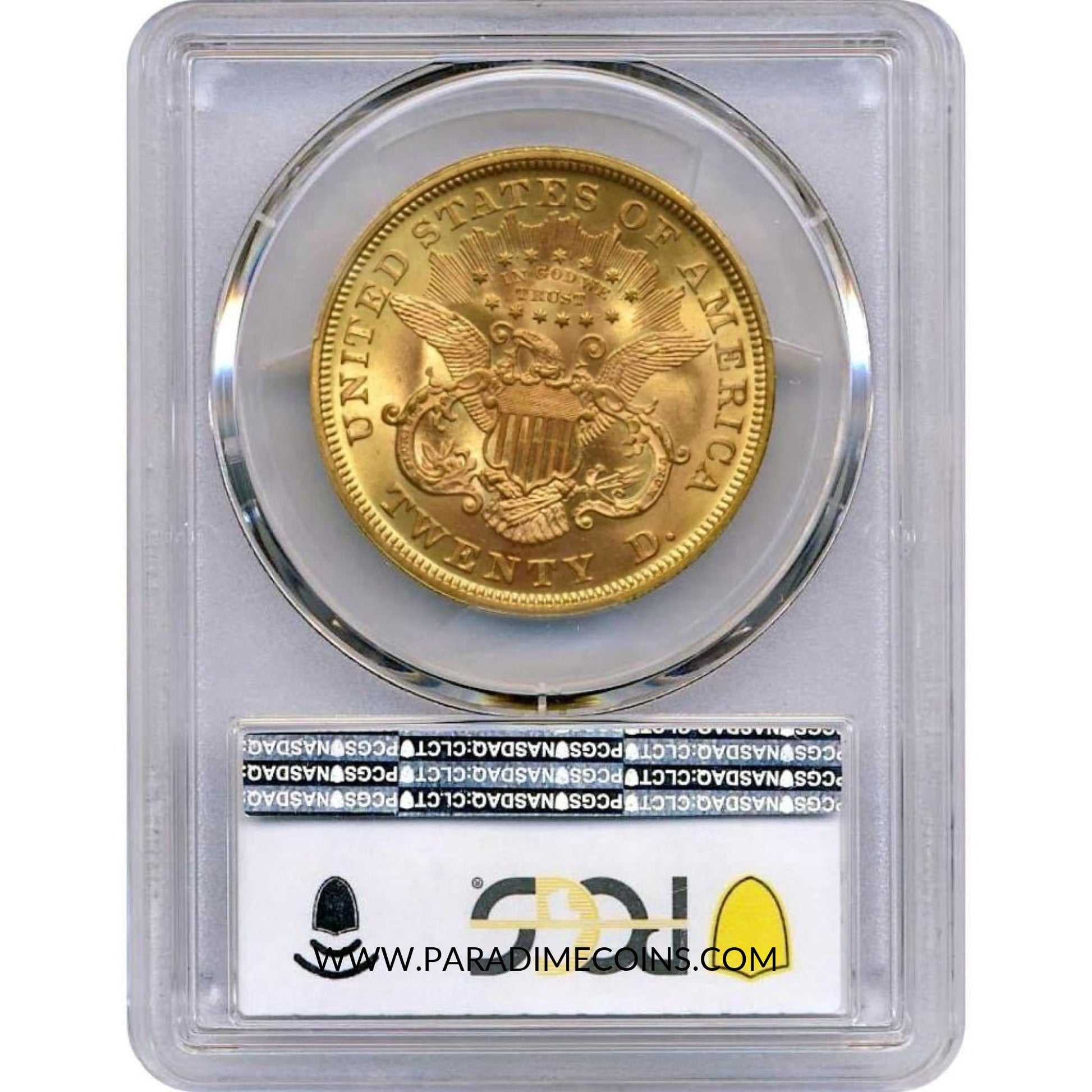 1869 $20 MS65+ PCGS CAC - Paradime Coins | PCGS NGC CACG CAC Rare US Numismatic Coins For Sale