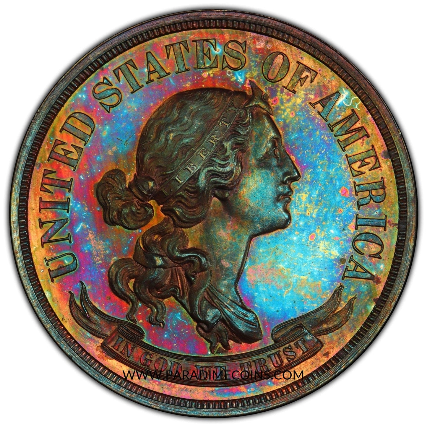 1869 50C PR65RB J-757 PCGS - Paradime Coins | PCGS NGC CACG CAC Rare US Numismatic Coins For Sale