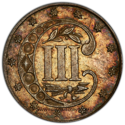 1869/'8' 3CS MS63 PCGS CAC - Paradime Coins | PCGS NGC CACG CAC Rare US Numismatic Coins For Sale