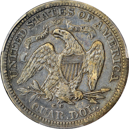 1870-CC 25C VF25 PCGS - Paradime Coins | PCGS NGC CACG CAC Rare US Numismatic Coins For Sale