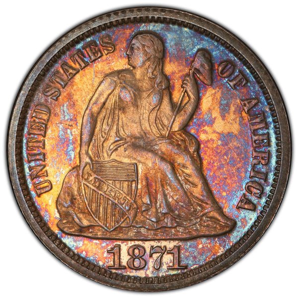 1871 10C PR64 PCGS - Paradime Coins | PCGS NGC CACG CAC Rare US Numismatic Coins For Sale