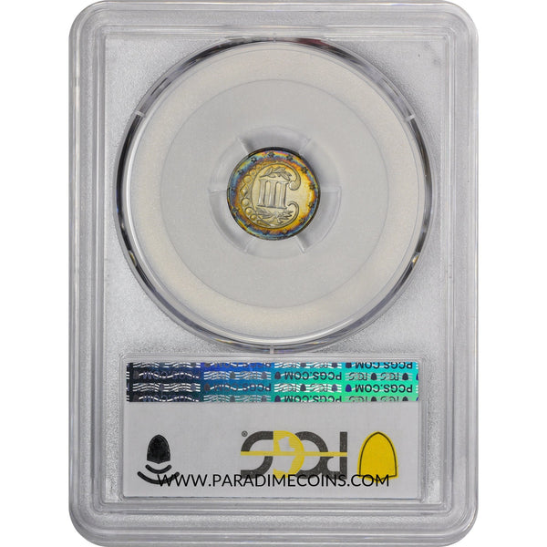 1871 3CS PR63 PCGS CAC - Paradime Coins | PCGS NGC CACG CAC Rare US Numismatic Coins For Sale