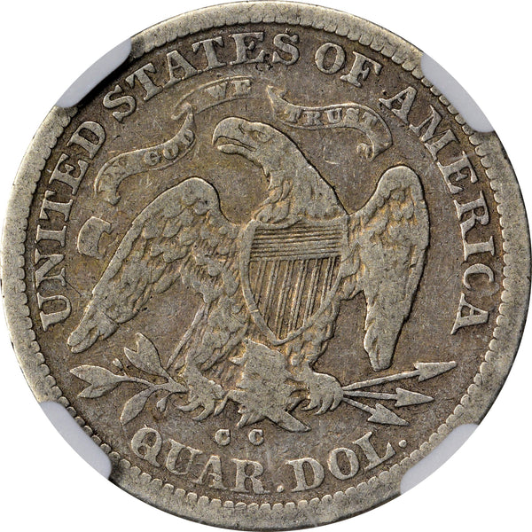 1871-CC 25C VG10 NGC - Paradime Coins | PCGS NGC CACG CAC Rare US Numismatic Coins For Sale