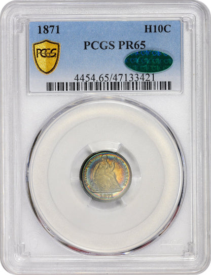 1871 H10C PR65 PCGS CAC - Paradime Coins | PCGS NGC CACG CAC Rare US Numismatic Coins For Sale