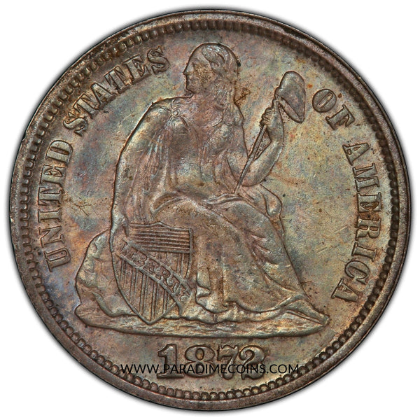 1872 10C MS64 PCGS CAC - Paradime Coins | PCGS NGC CACG CAC Rare US Numismatic Coins For Sale