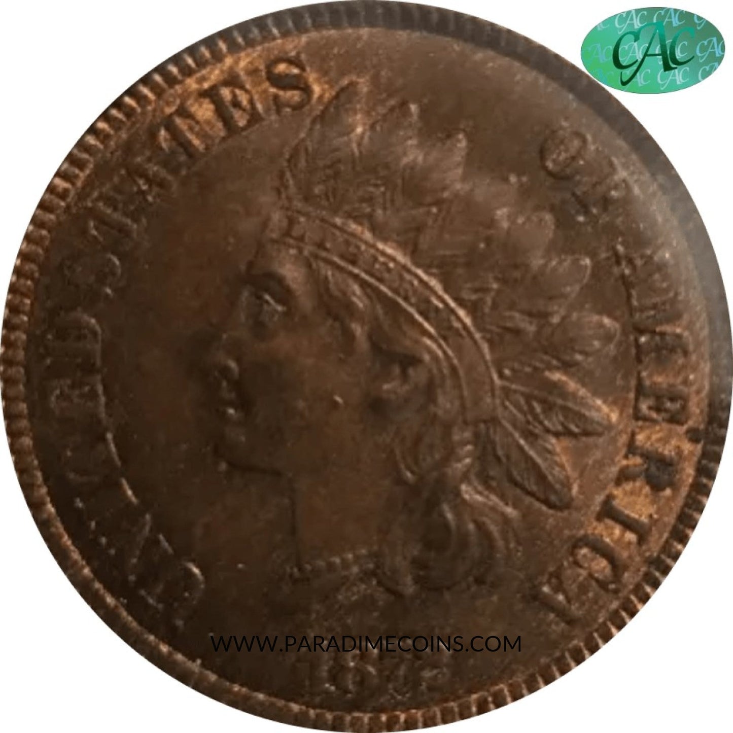 1872 1C MS64+BN PCGS CAC - Paradime Coins | PCGS NGC CACG CAC Rare US Numismatic Coins For Sale