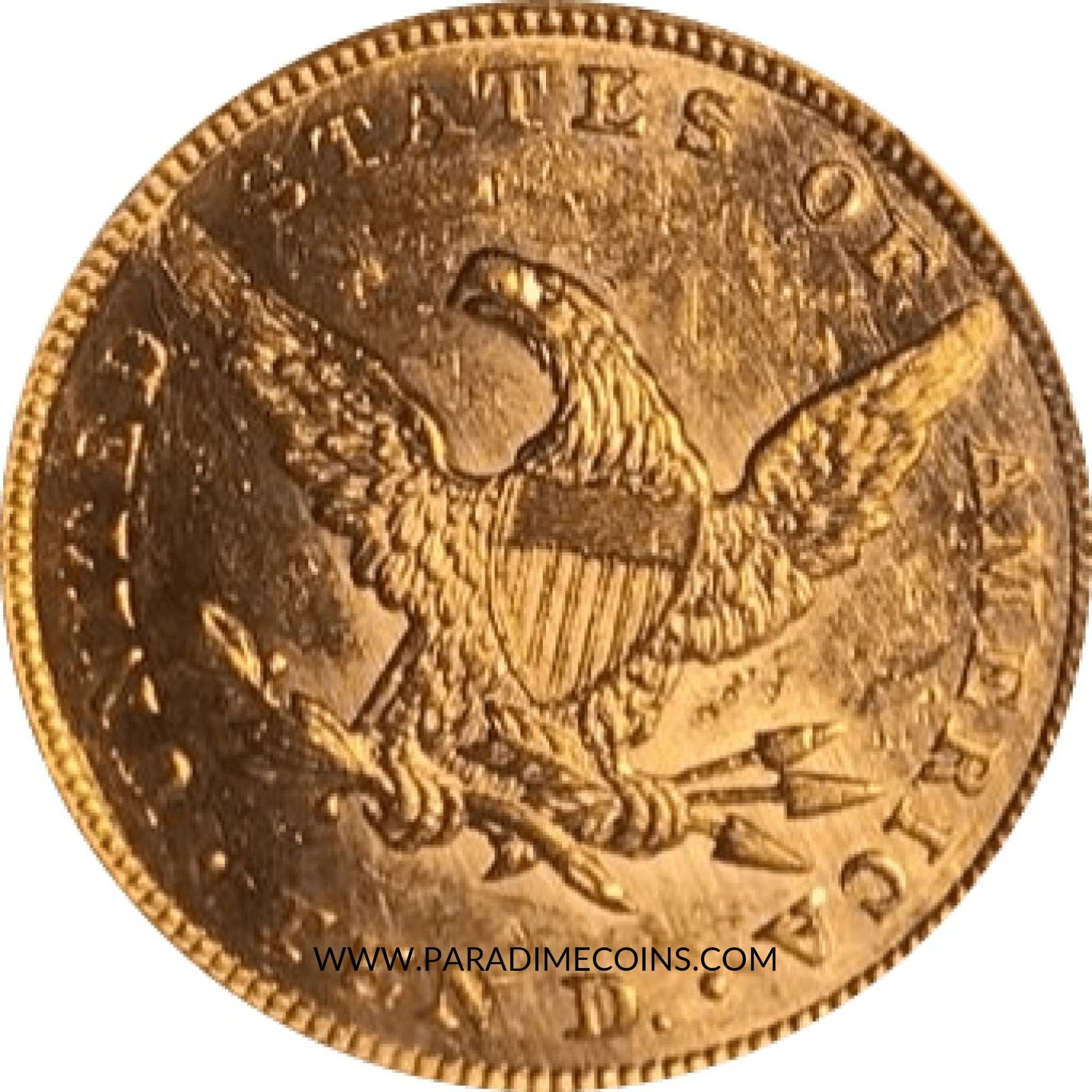 1872-CC $5 AU55 NGC CAC - Paradime Coins | PCGS NGC CACG CAC Rare US Numismatic Coins For Sale