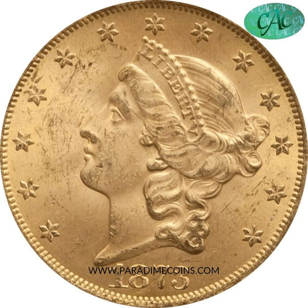 1873 $20 MS63+ PCGS CAC - Paradime Coins | PCGS NGC CACG CAC Rare US Numismatic Coins For Sale