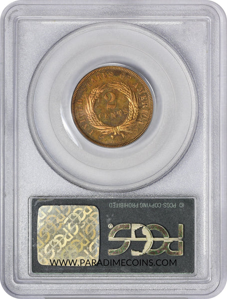 1873 2C CLOSED 3 PR63 RD OGH PCGS GOLD CAC - Paradime Coins | PCGS NGC CACG CAC Rare US Numismatic Coins For Sale